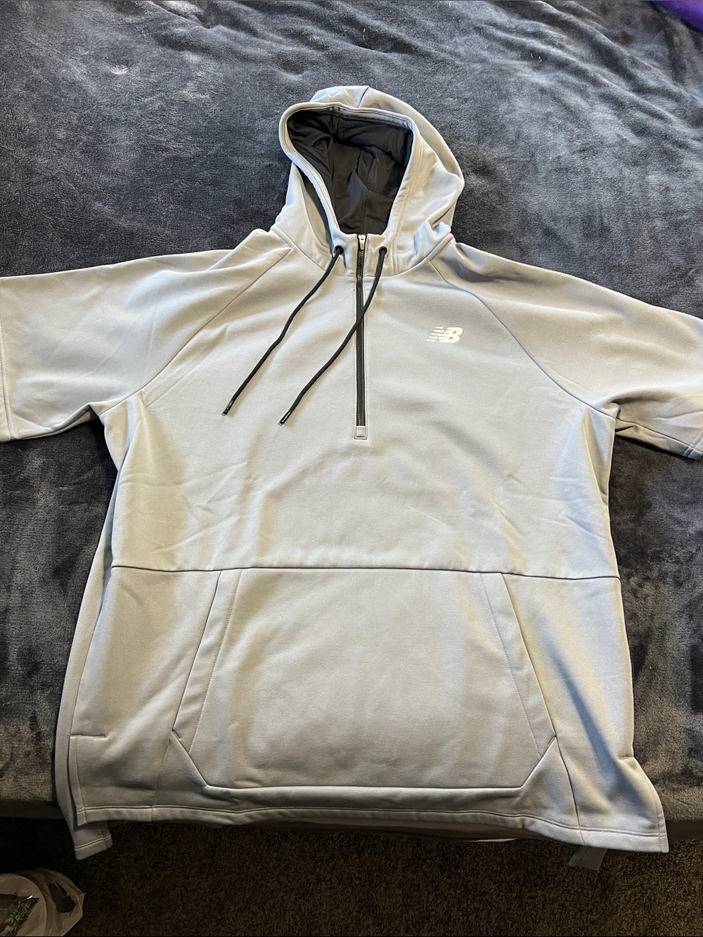 New Balance Short-Sleeve Hoodie